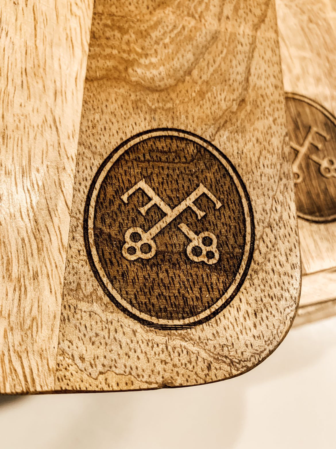 Wood Serving Board - Custom Logo/Text/Design image 2