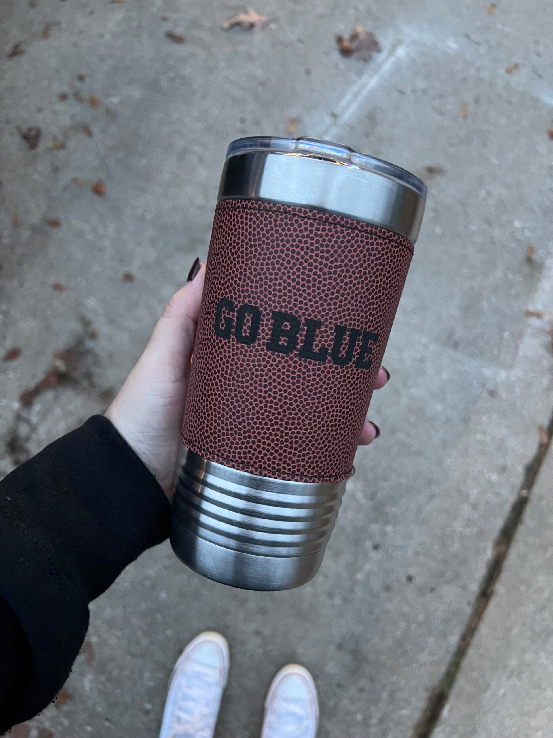 Leather Wrapped Tumbler (20oz) image 5