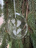 Glass Ornament - Baby Footprints image 3