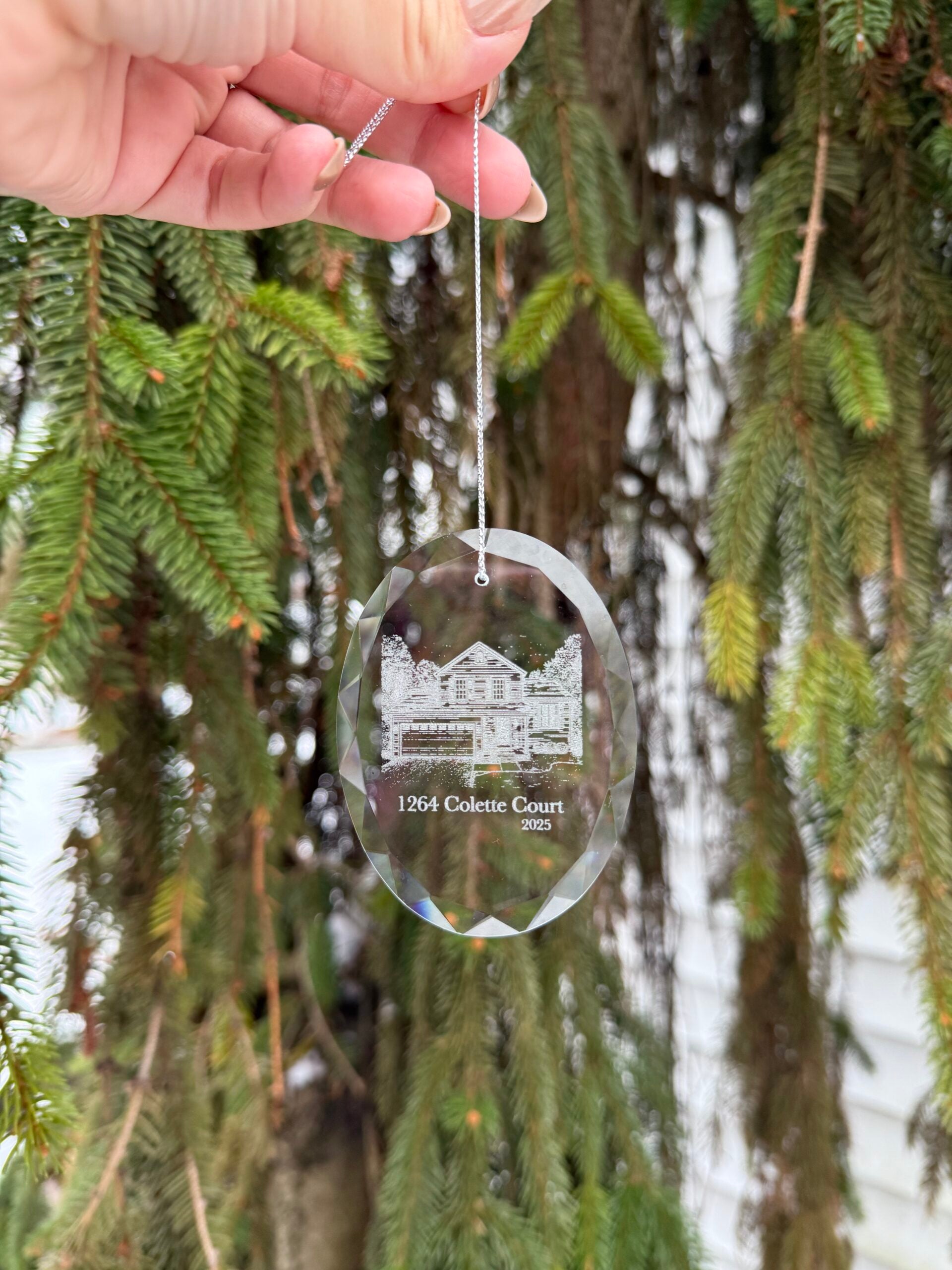 Glass Ornament - Home Photo image 4