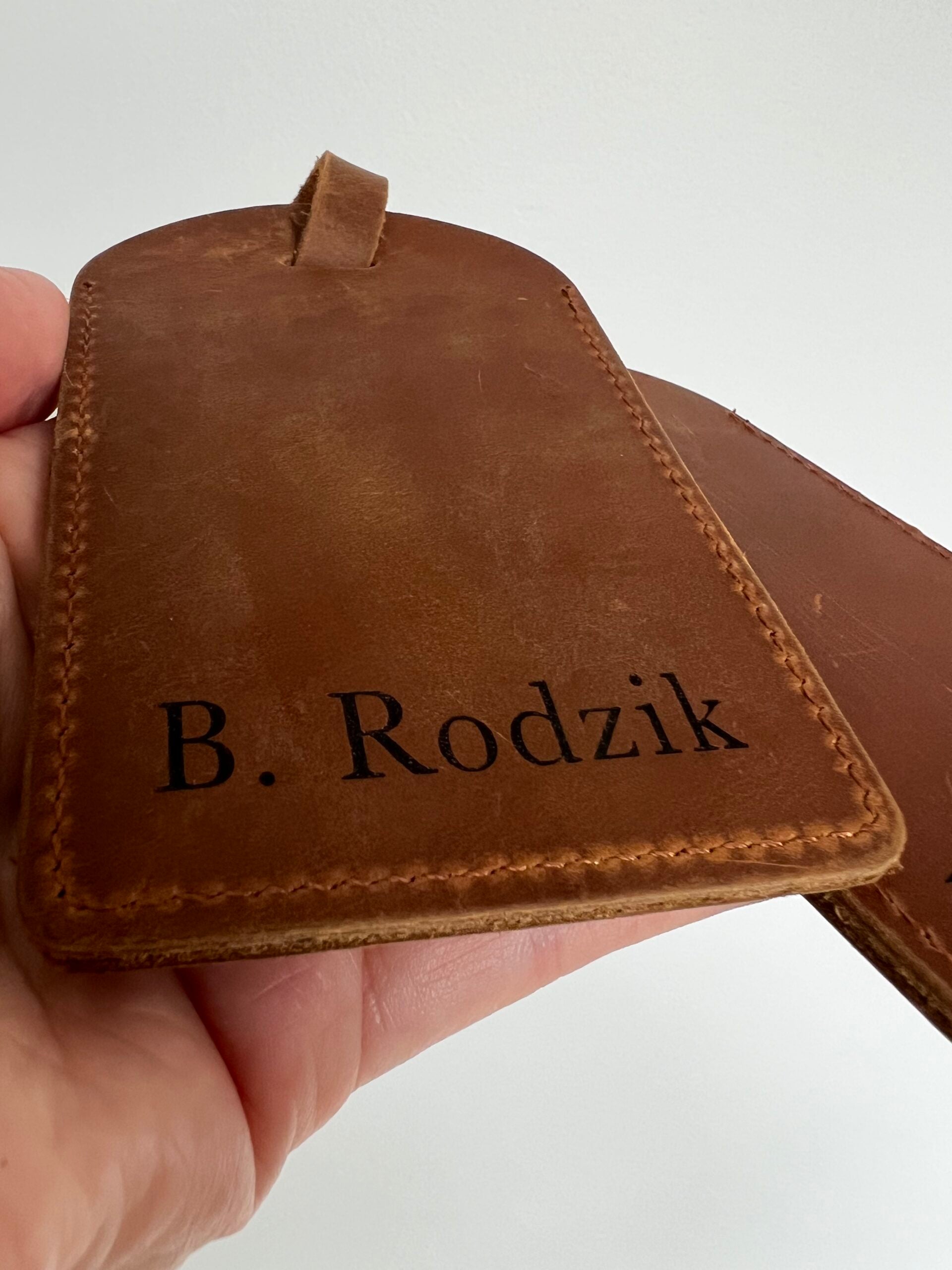 Leather Luggage Tag image 1