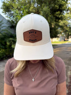 Snapback Hat w/ Leather Patch image 3