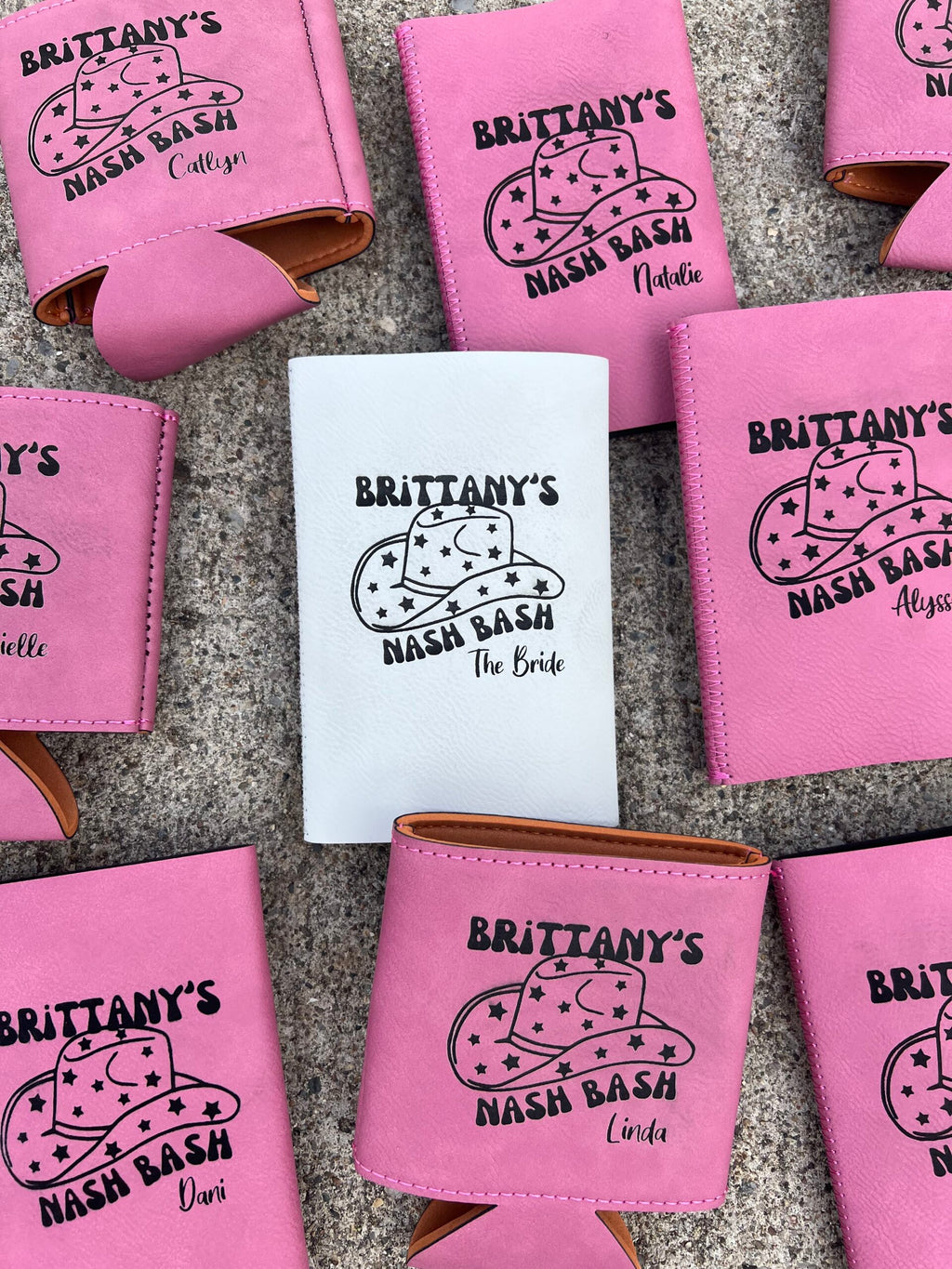 Leather Koozie - slim can image 3