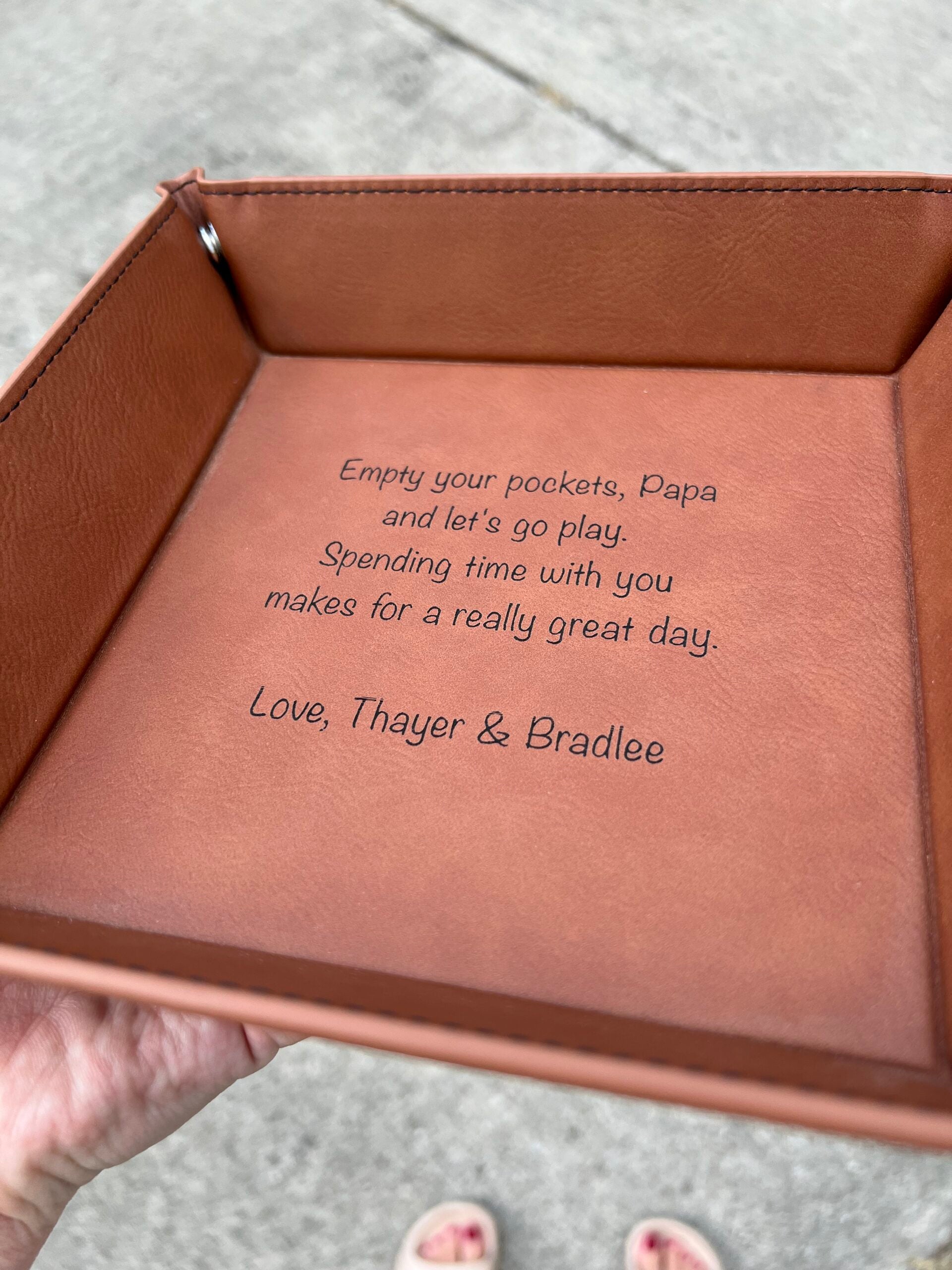 Leatherette Catch-all Tray image 2