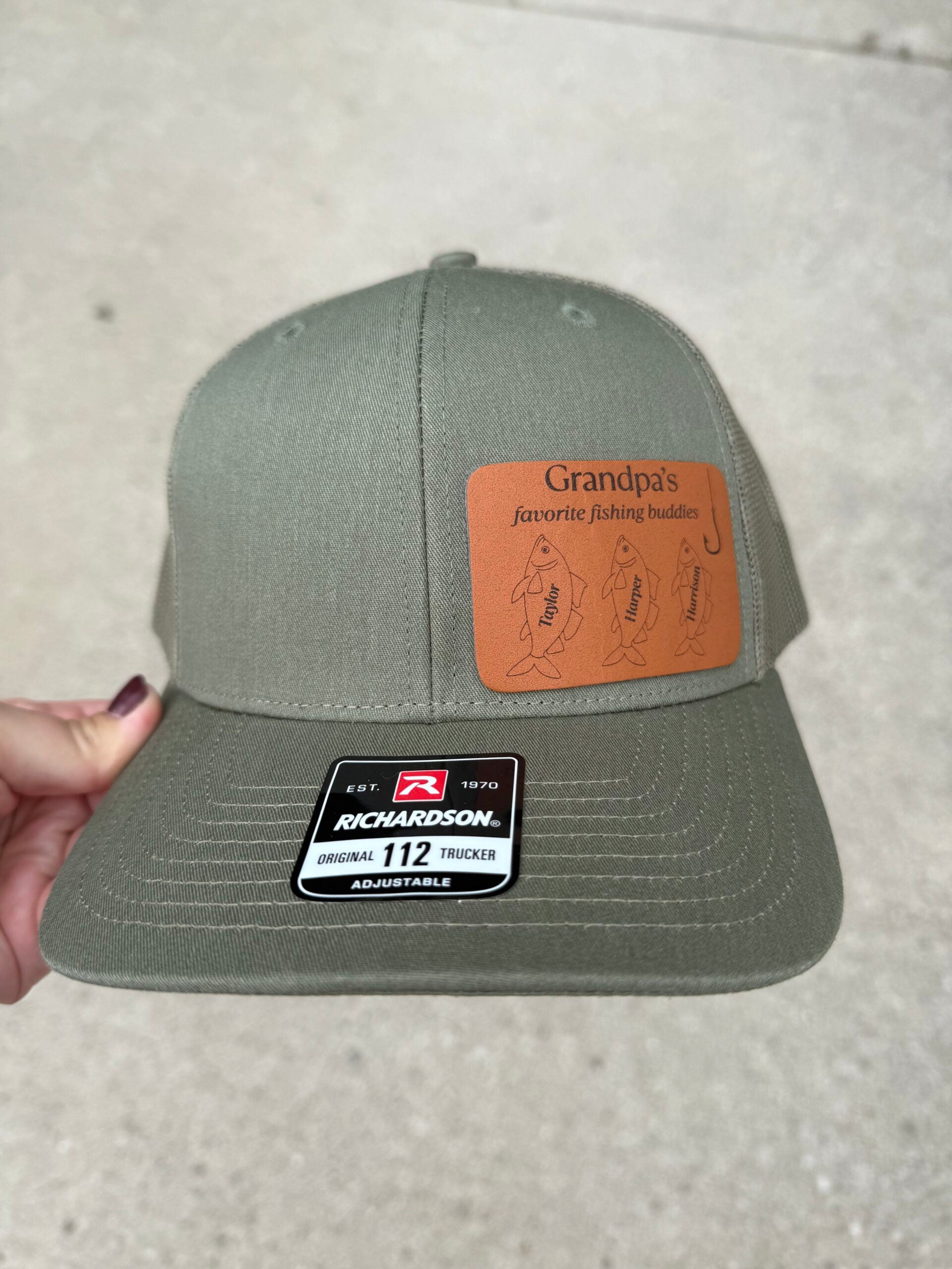 Snapback Hat w/ Leather Patch image 4