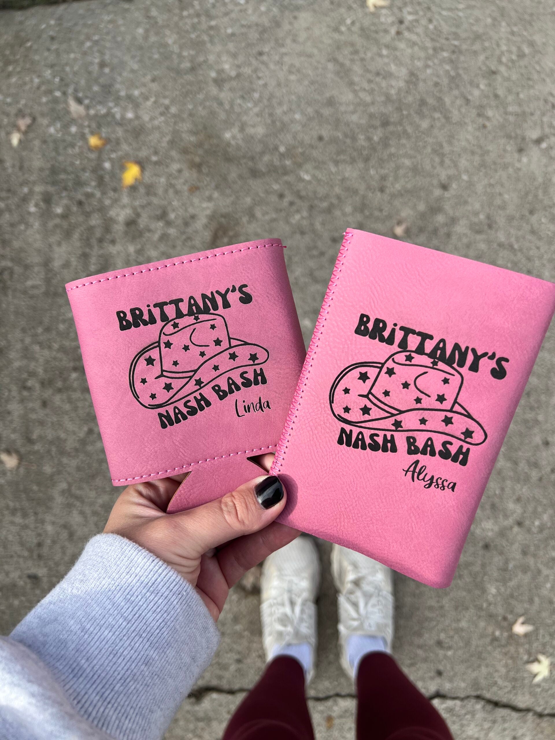 Leather Koozie - slim can image 1