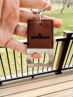 Bottle Opener Leather Keychain image 3