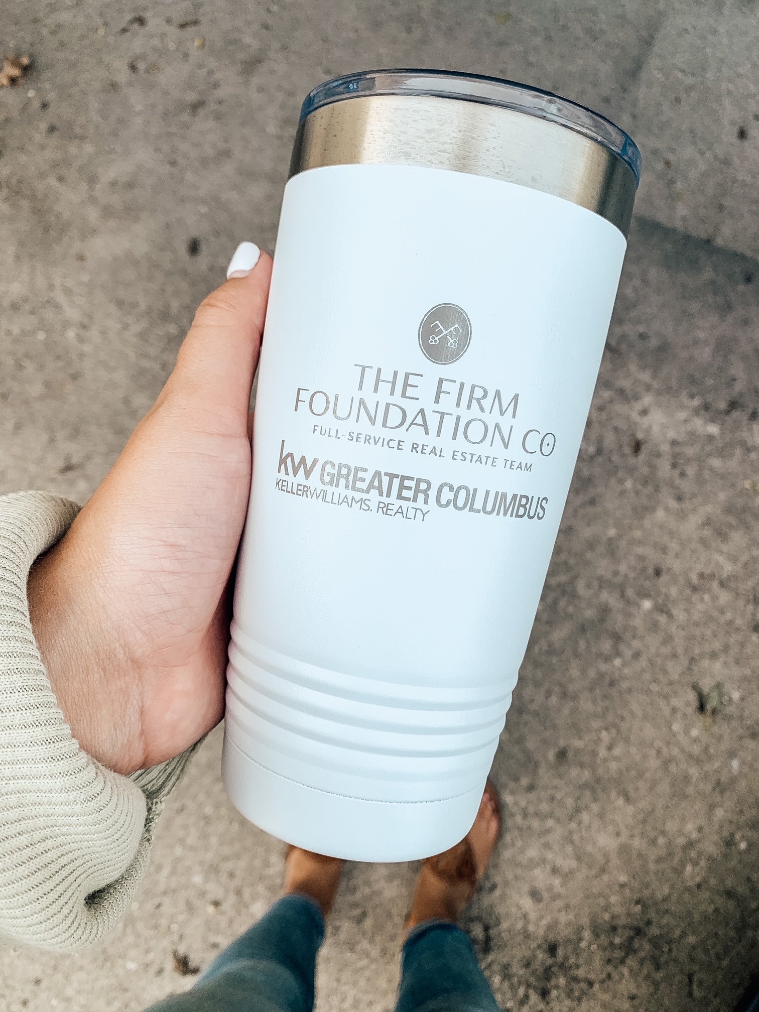 20oz Tumbler - White image