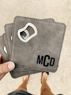Leather Bottle Opener Coaster image 6