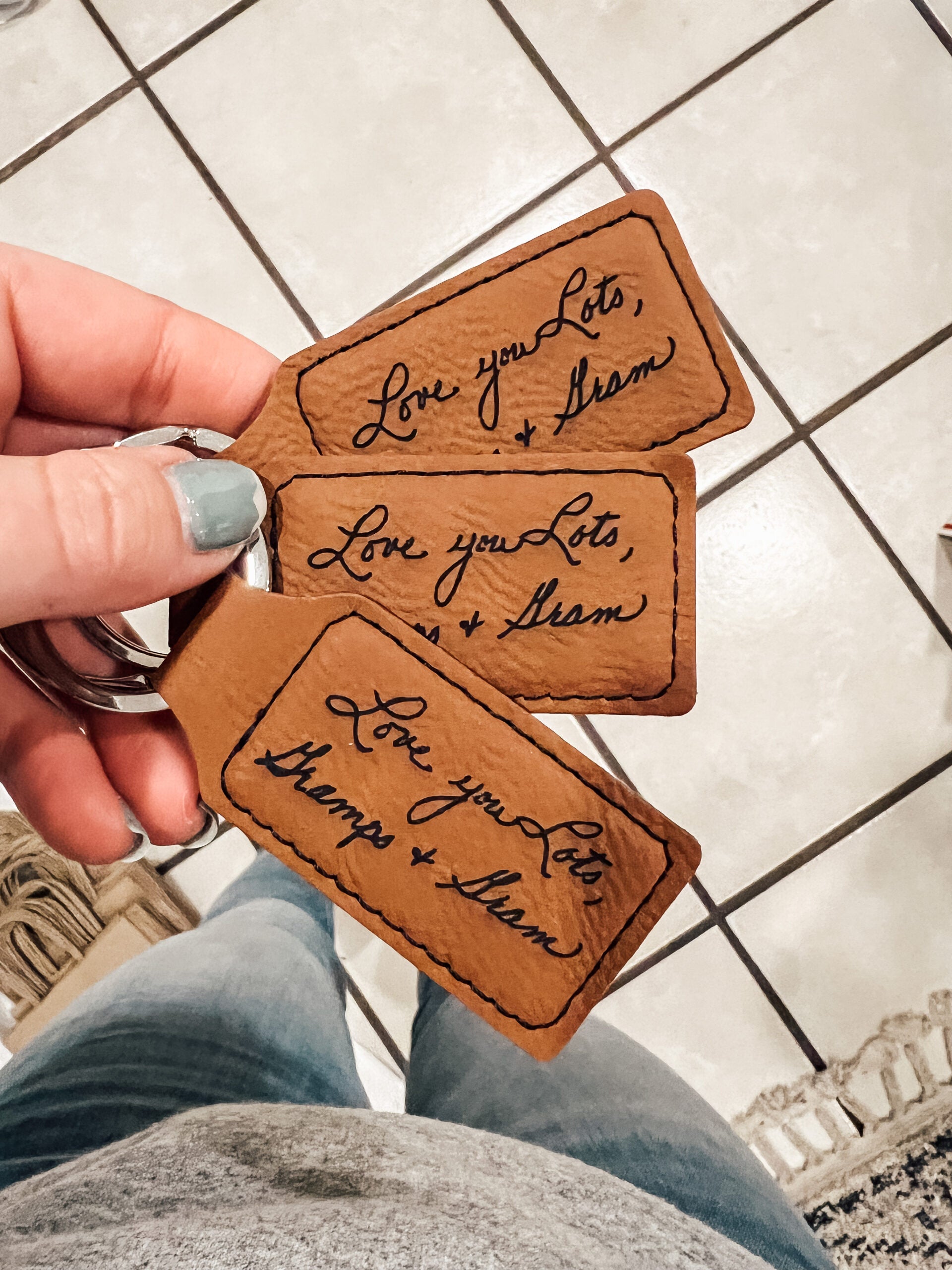 Leather Keychain image 0