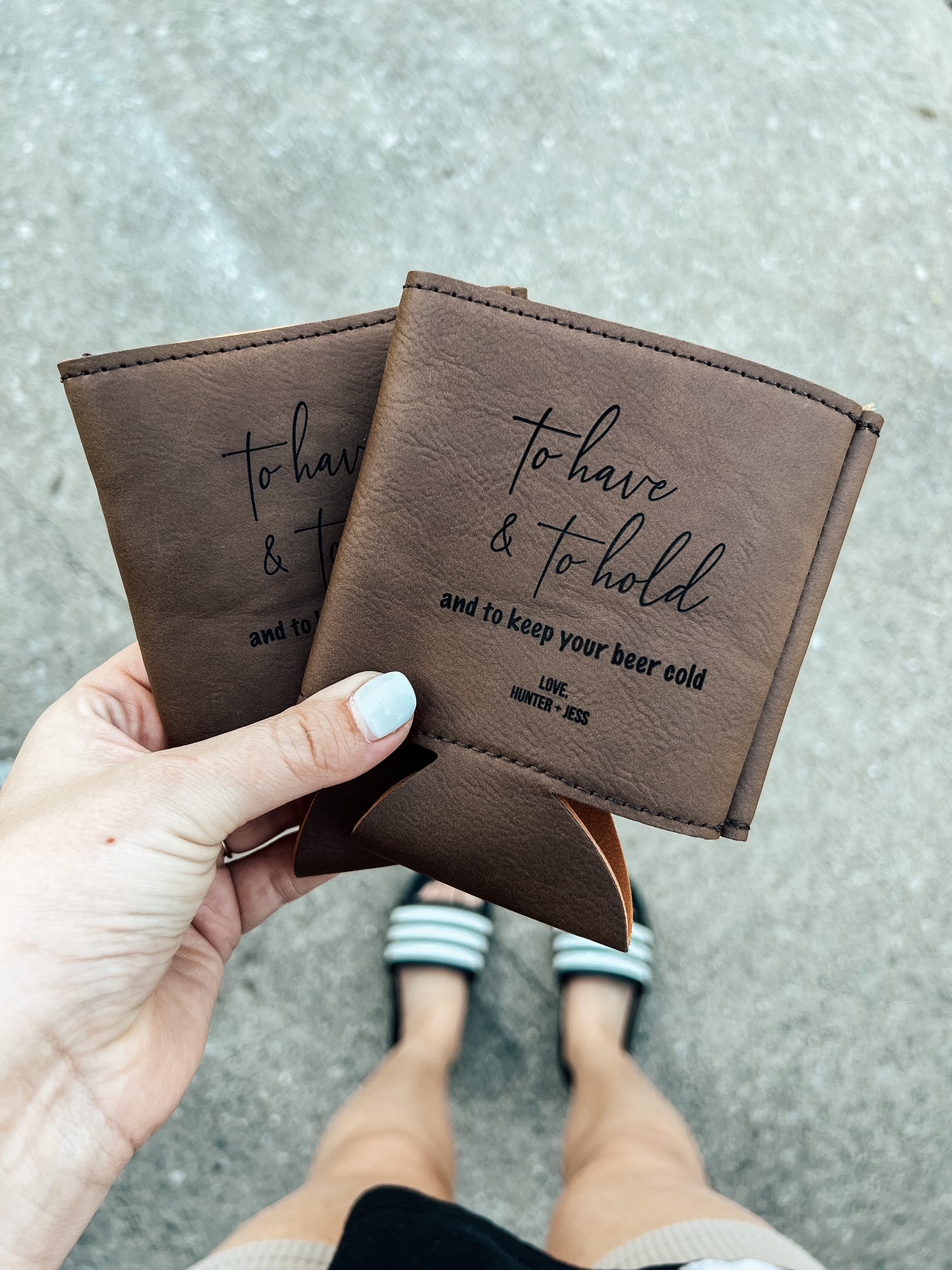 Leather Koozie - regular can image 0