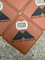 Leather Bottle Opener Coaster image 0