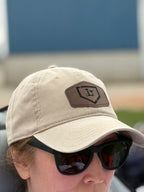 Dad Hat w/ Leather Patch image 2