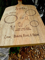 Wood Serving Board - Santa Cookies + Milk image 5