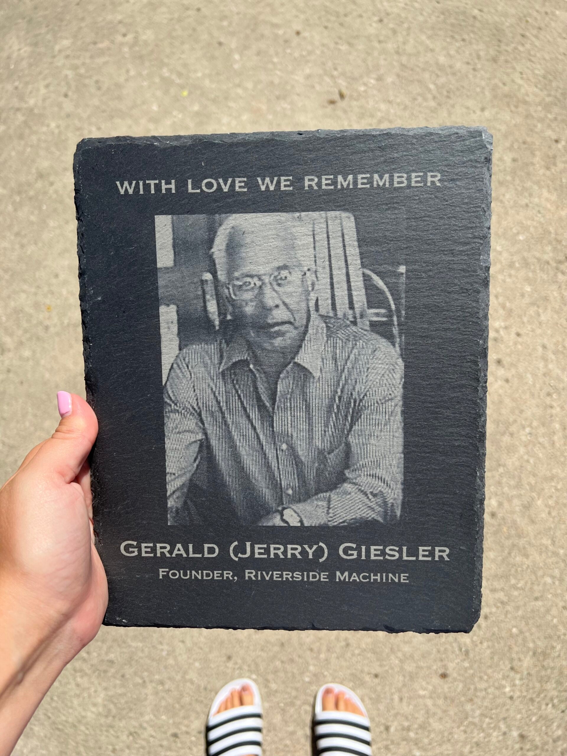 Slate Memorial Plaque image 1