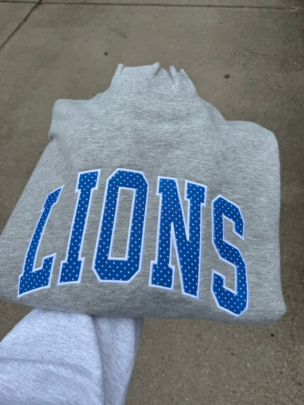 Custom Embroidered Game Day Mockneck