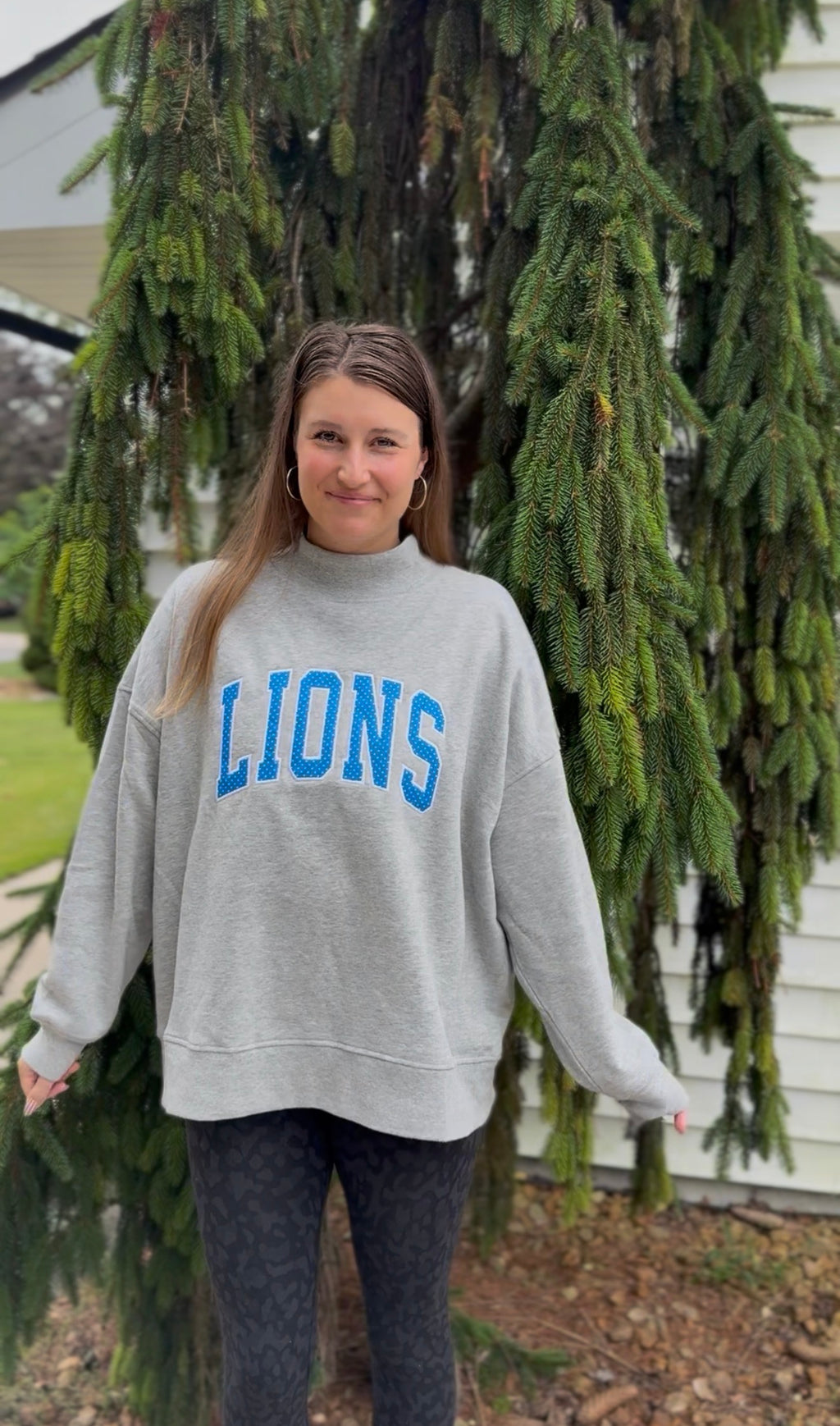 Custom Embroidered Game Day Mockneck