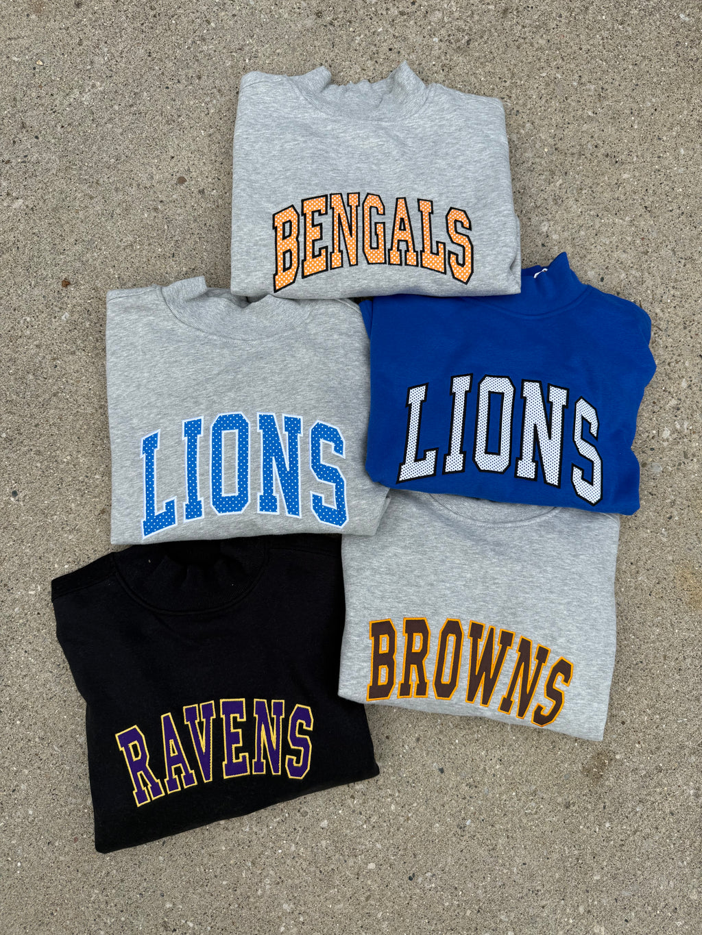 Custom Embroidered Game Day Mockneck