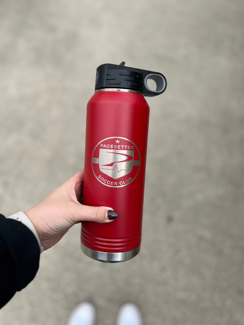 32oz Red Pacesetter Water Bottle