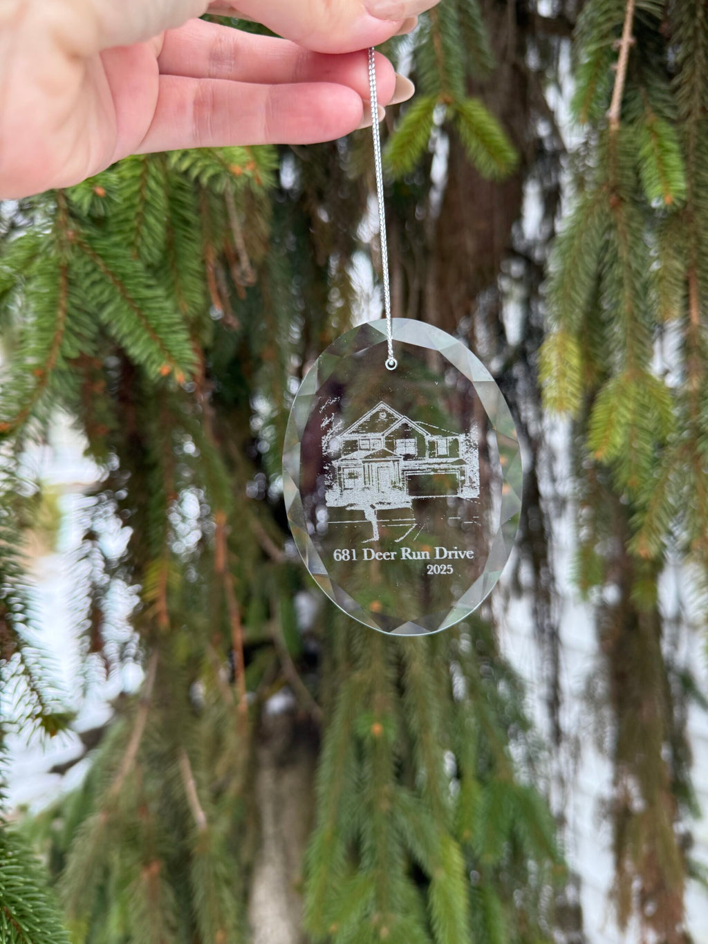 Glass Ornament - Home Photo image 5