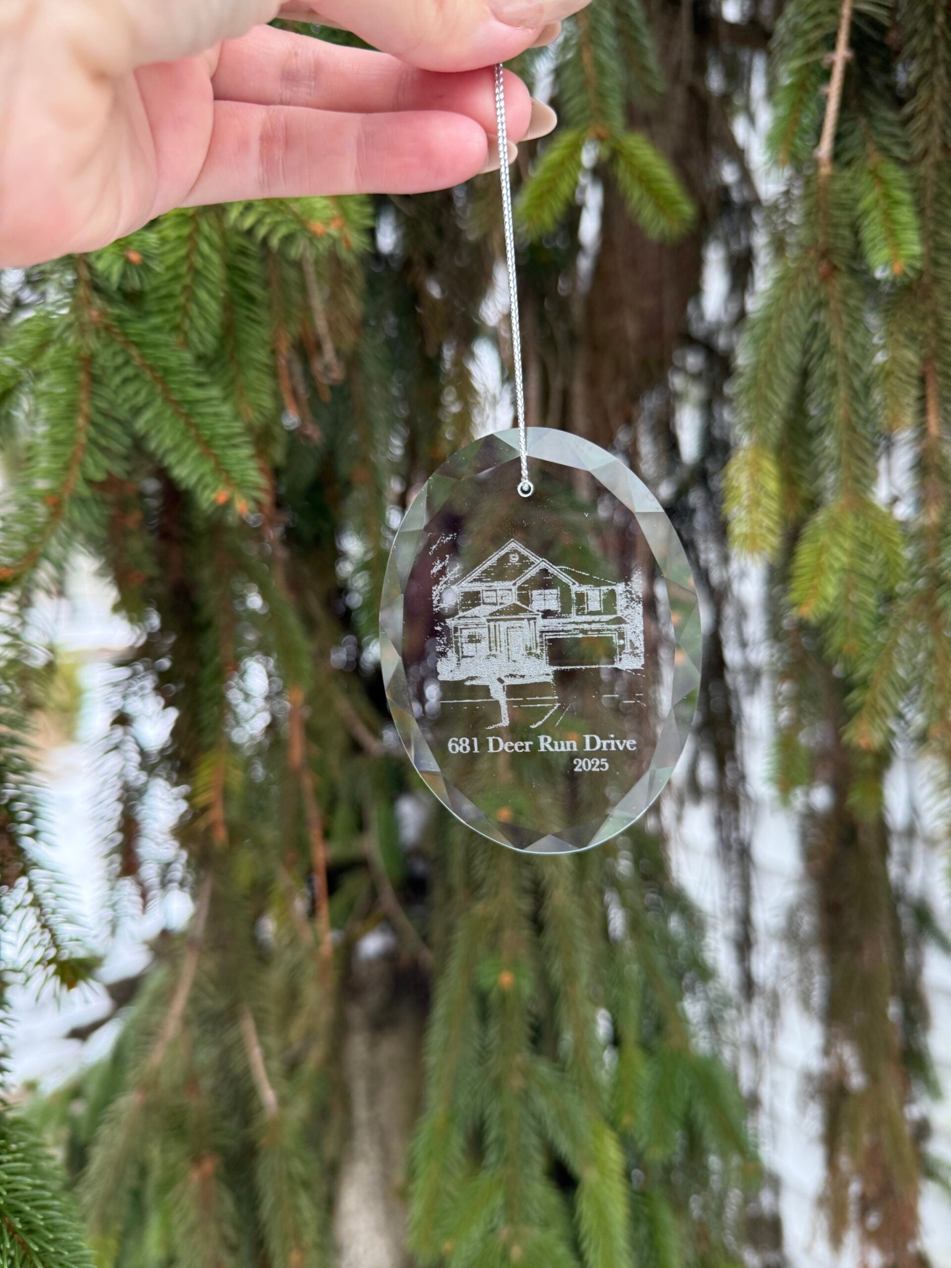 Glass Ornament - Home Photo image 5