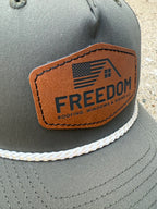 Rope Snapback Hat w/ Leather Patch image 1