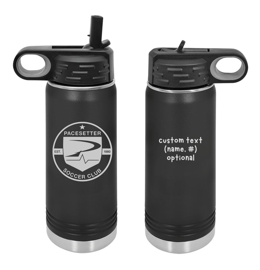 32oz Black Pacesetter Water Bottle