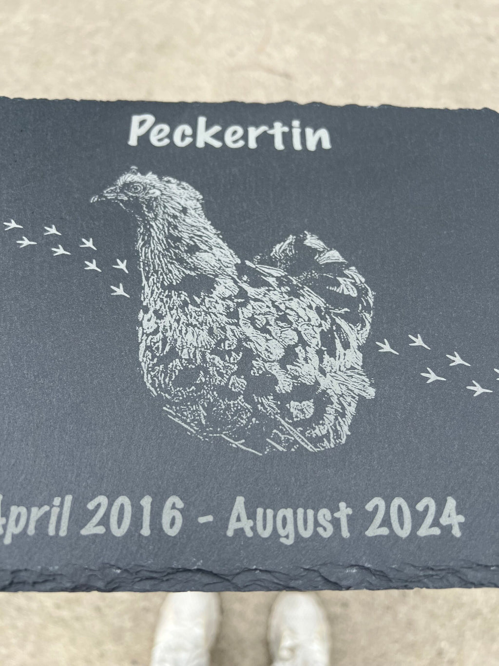 Slate Pet Memorial Plaque image 2