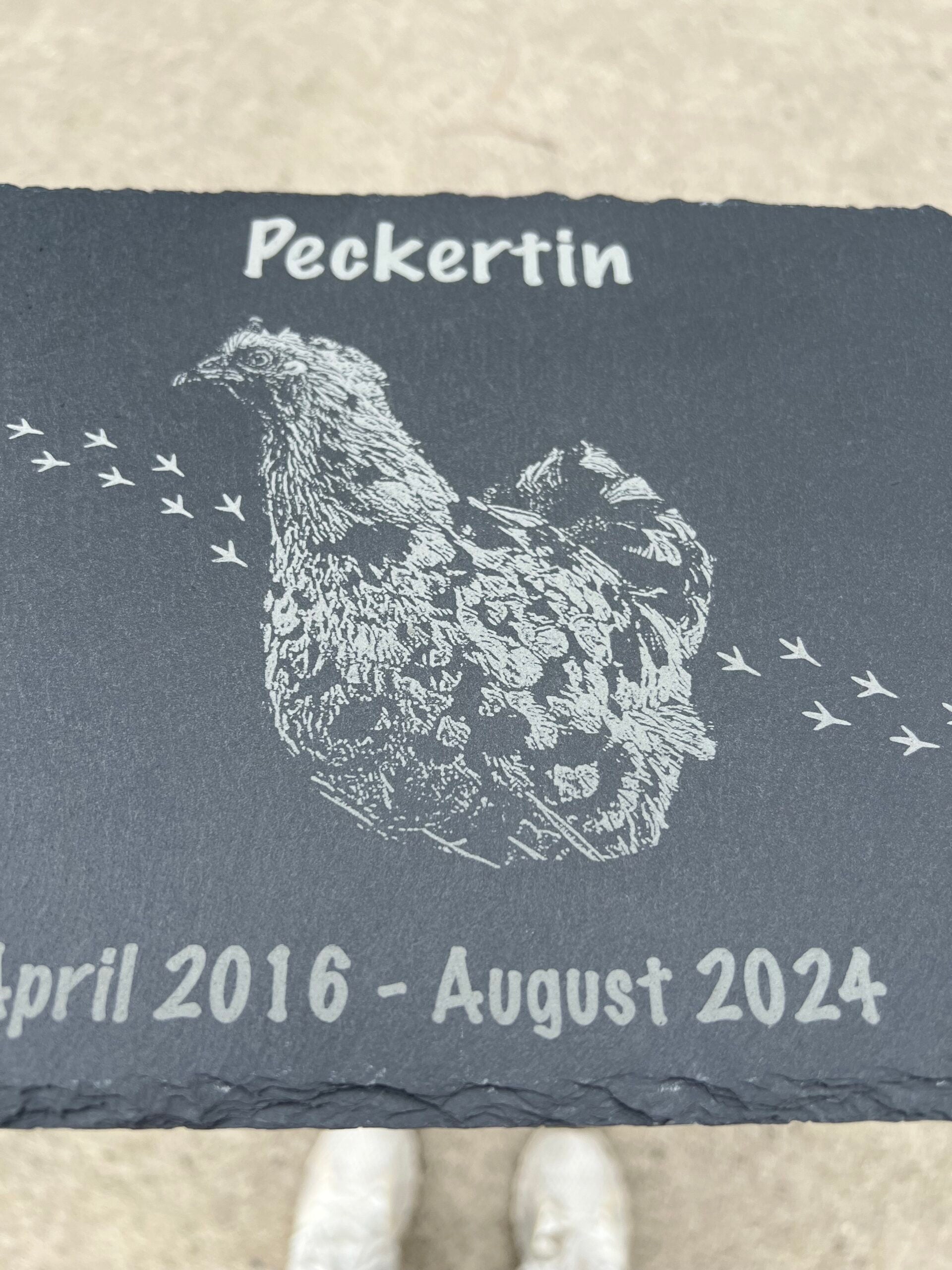 Slate Pet Memorial Plaque image 2