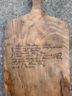 Wood Serving Board - Handwritten Recipe image 5