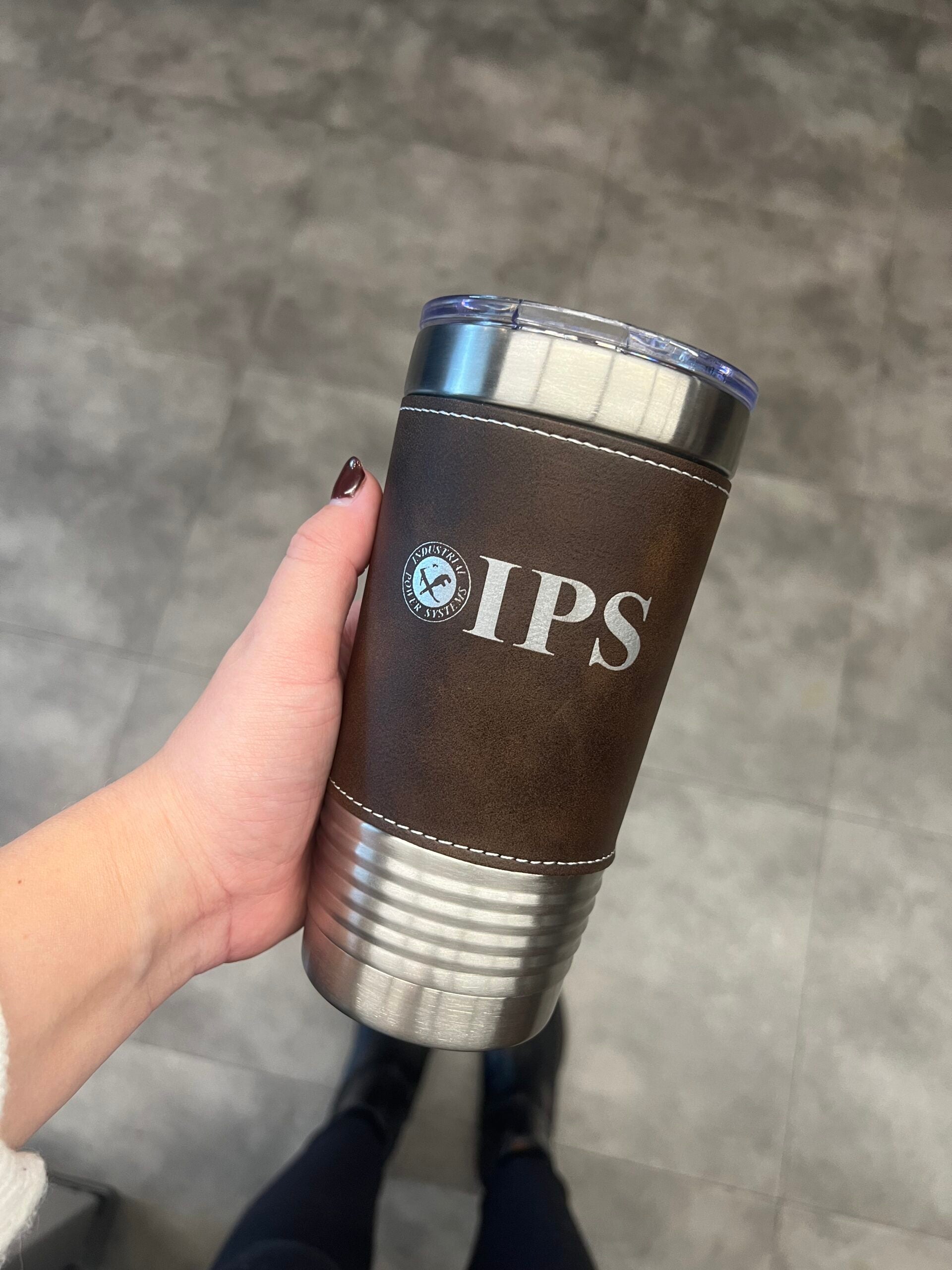 Leather Wrapped Tumbler (20oz) image 6