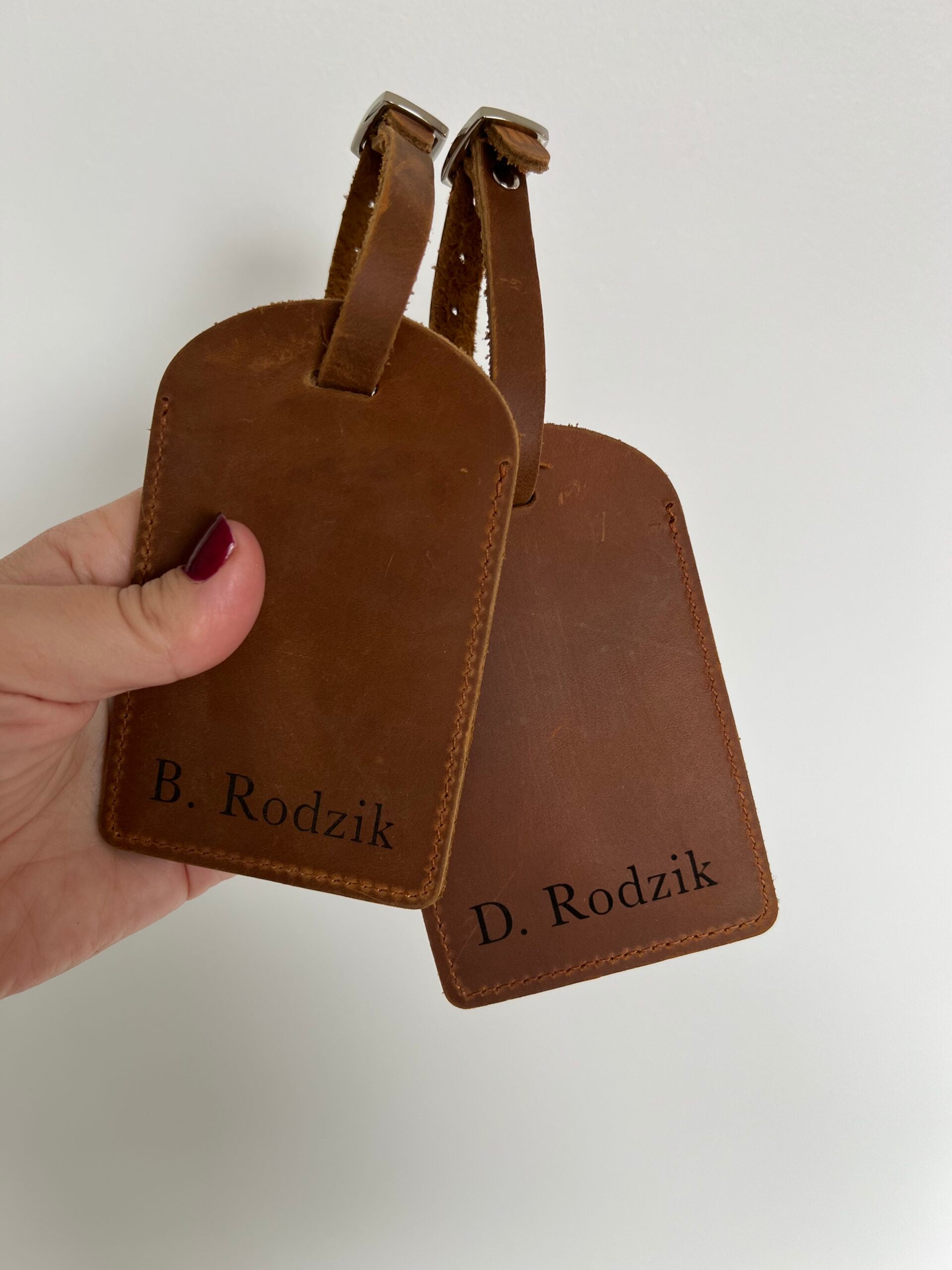 Leather Luggage Tag image 4