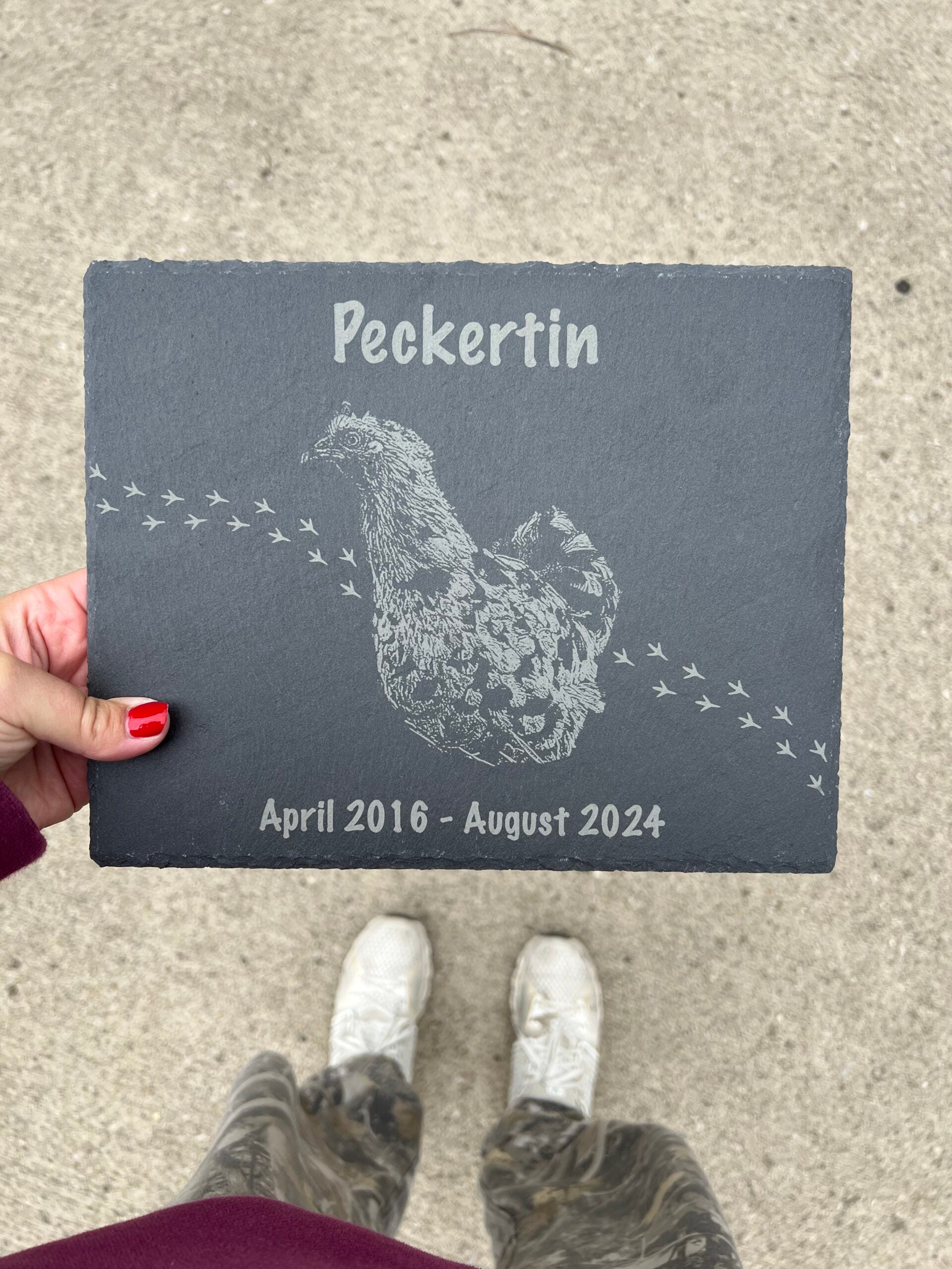 Slate Pet Memorial Plaque image 3