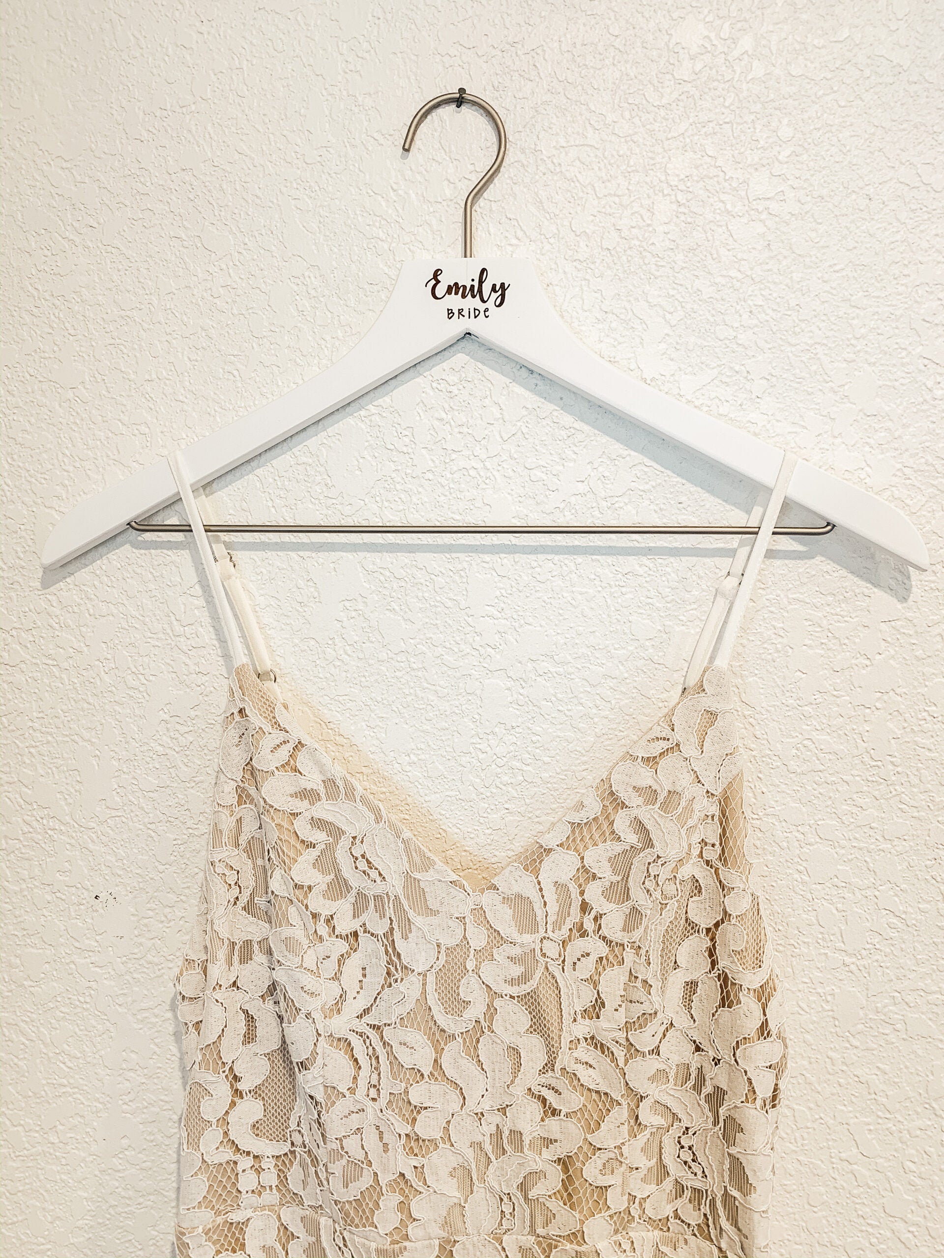 Wood Hanger - Bride image 3