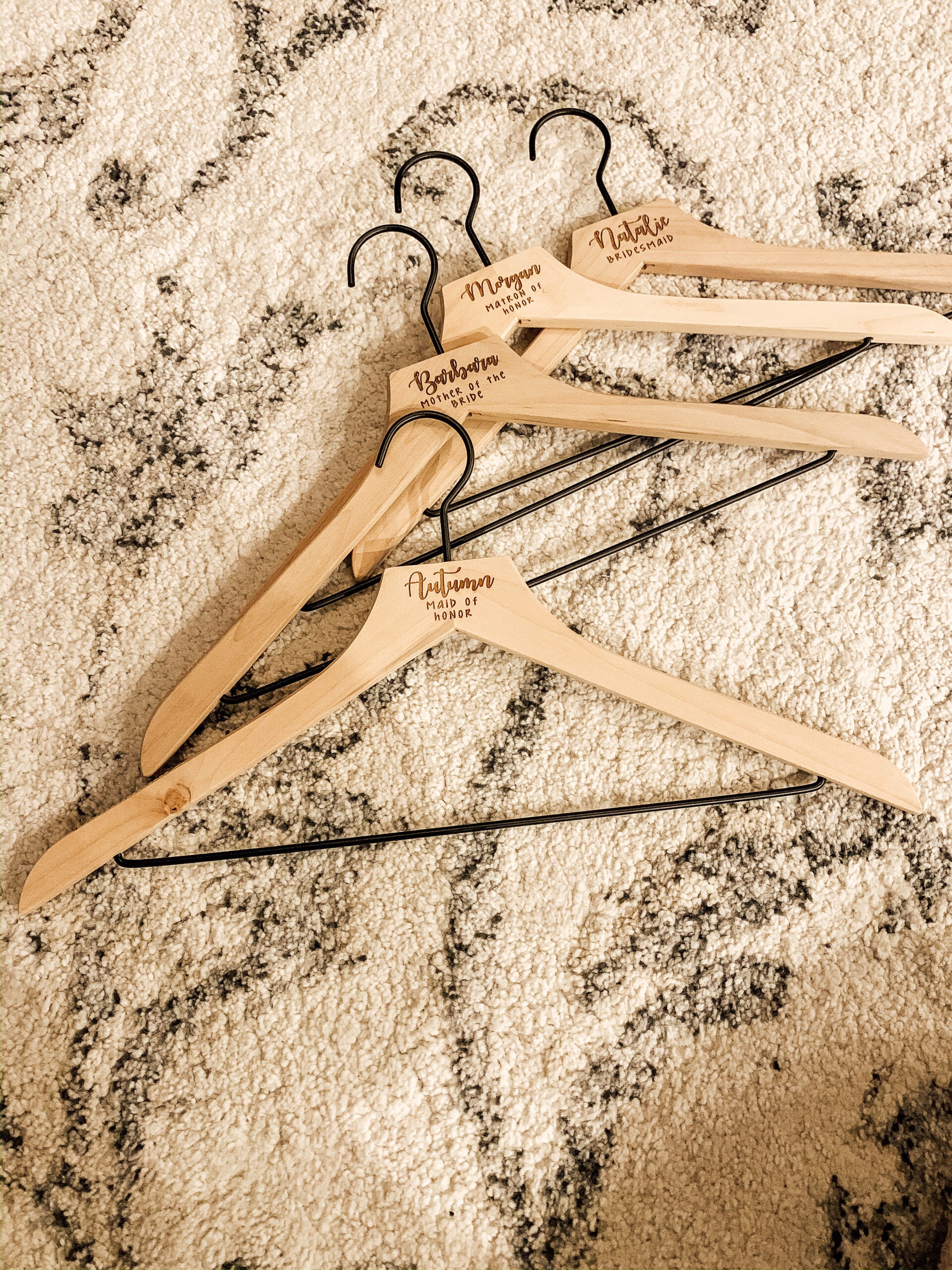 Wood Hanger - Bridesmaid image 3