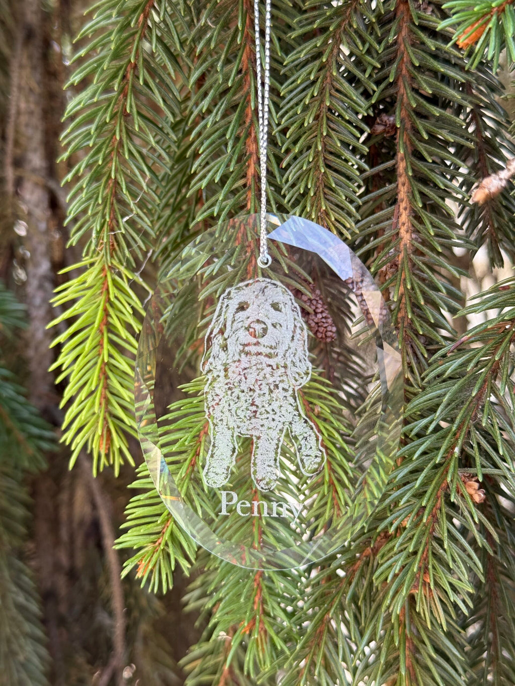 Glass Ornament - Pet Photo image 0