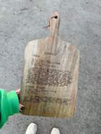 Wood Serving Board - Handwritten Recipe image 4