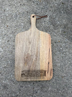 Wood Serving Board - Home Outline + Address image 2
