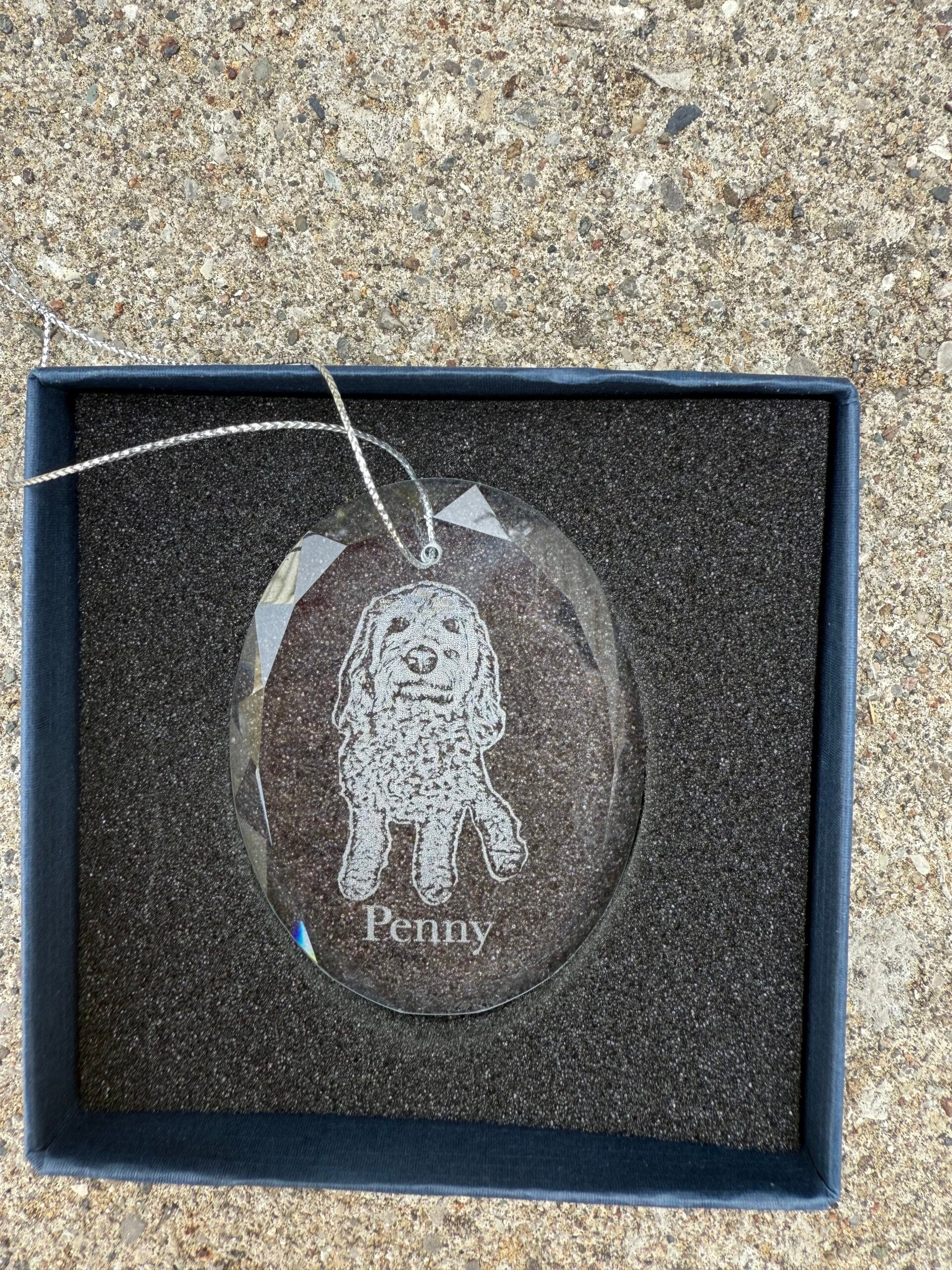 Glass Ornament - Pet Photo image 2