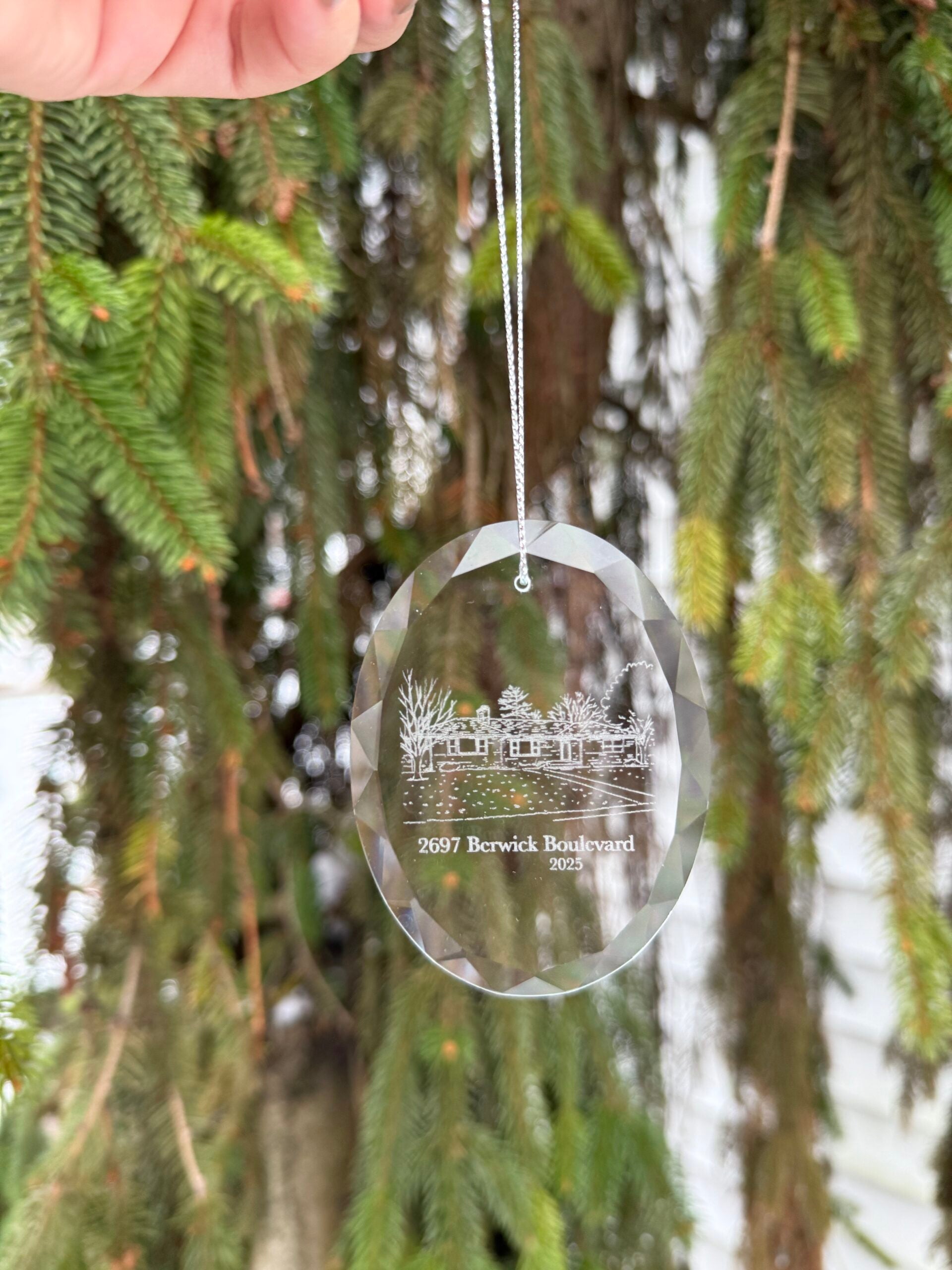 Glass Ornament - Home Photo image 3