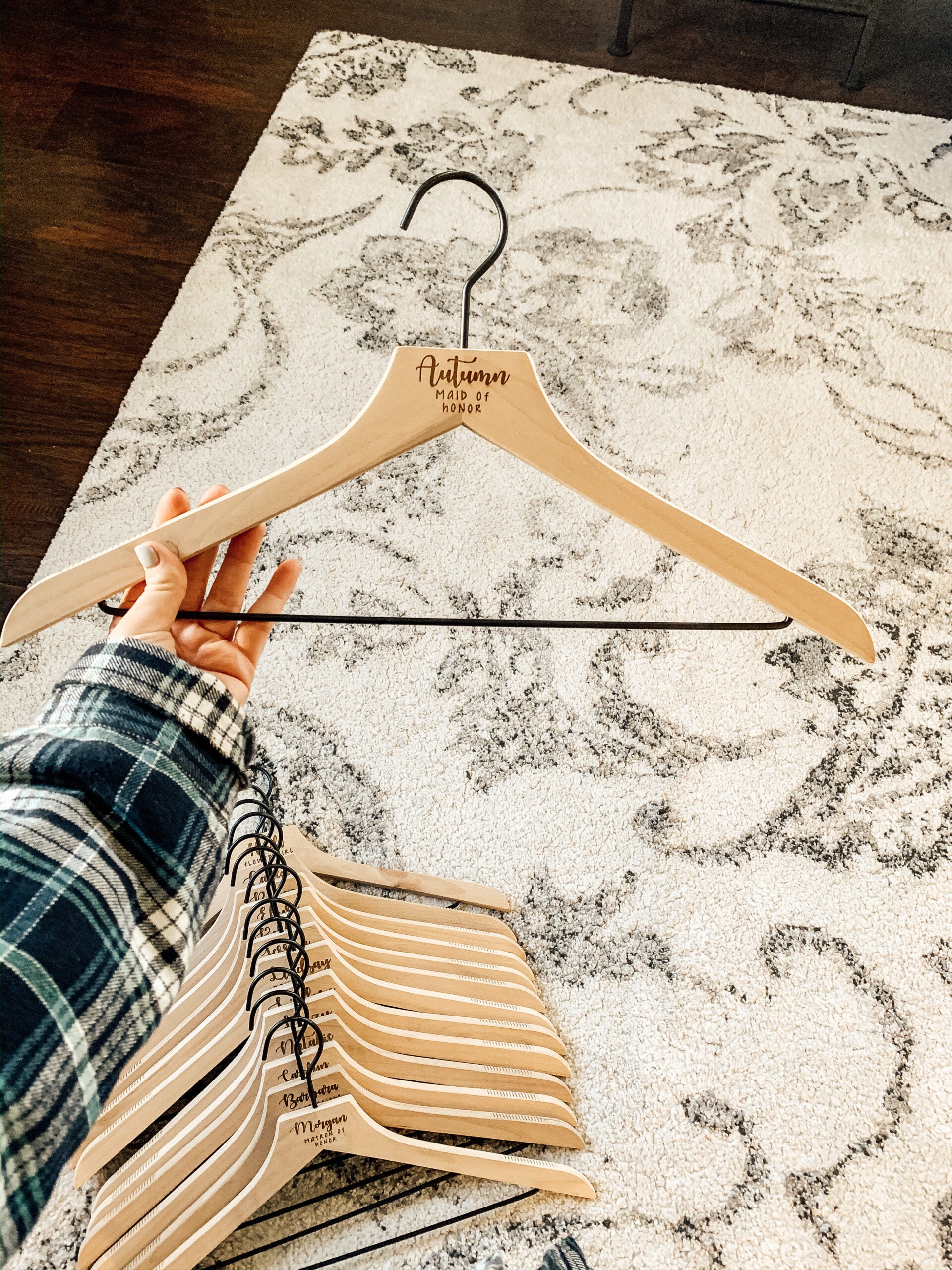 Wood Hanger - Bridesmaid image 2