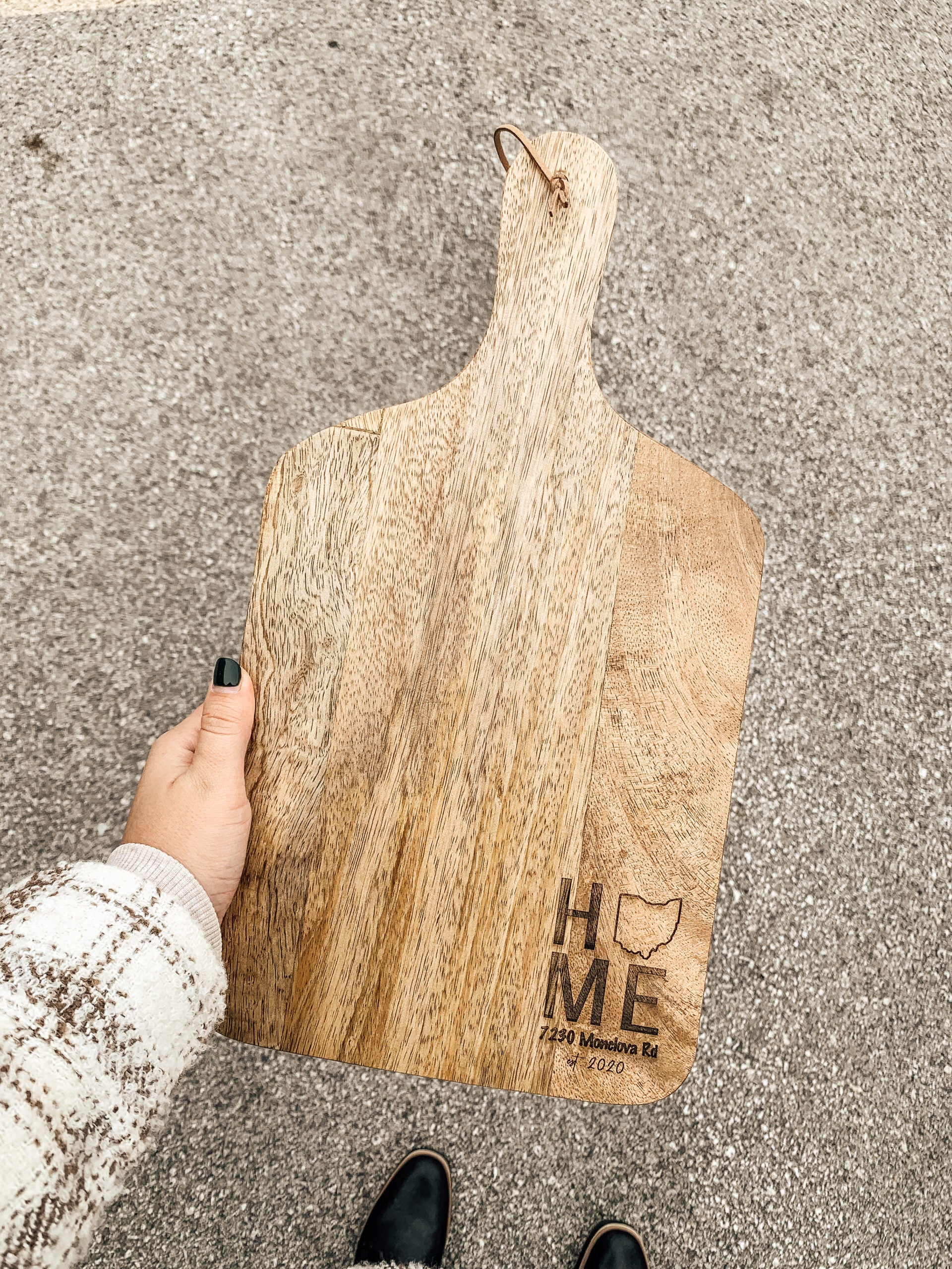 Wood Serving Board - Custom Logo/Text/Design image 1