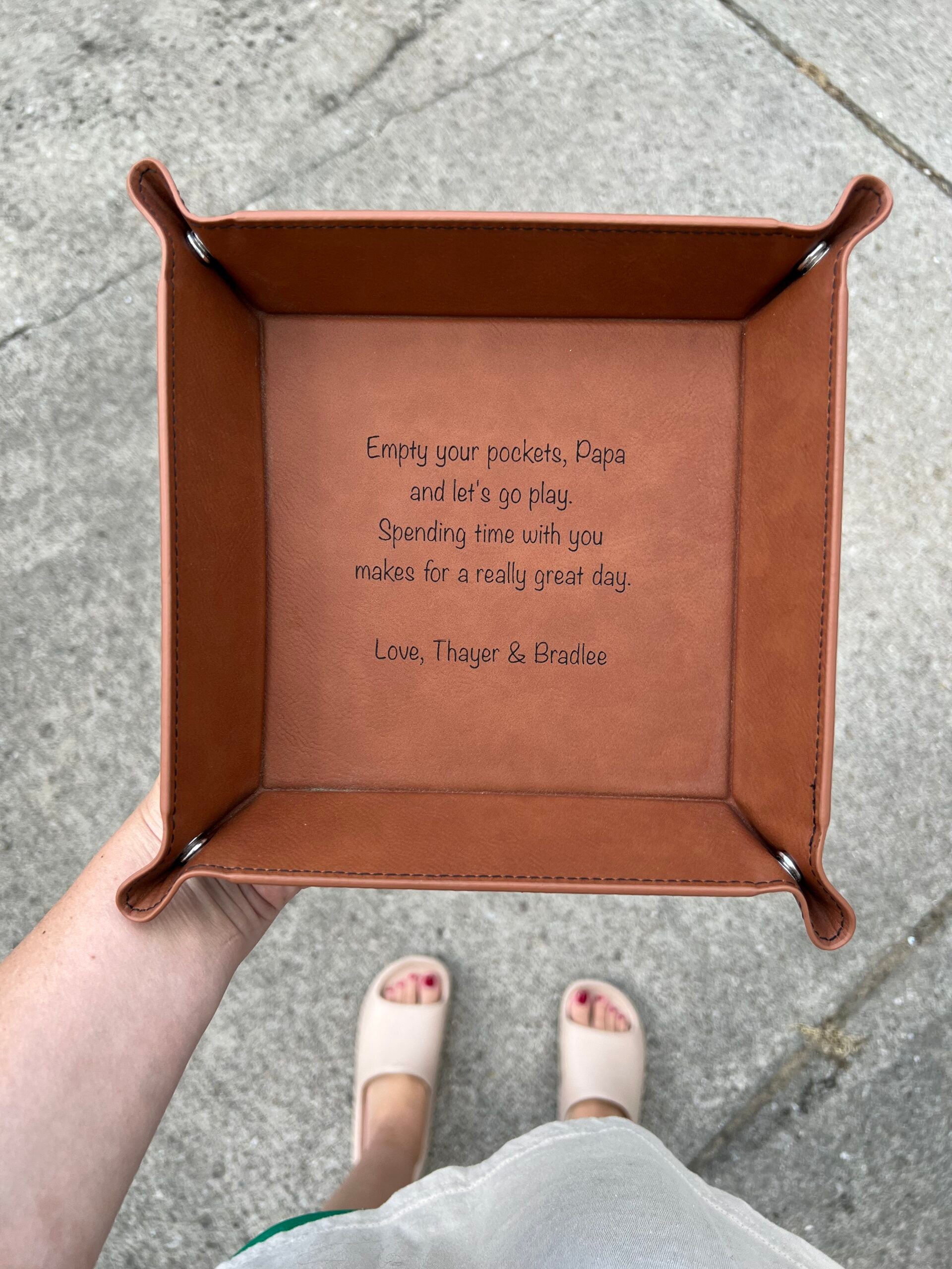 Leatherette Catch-all Tray image 0